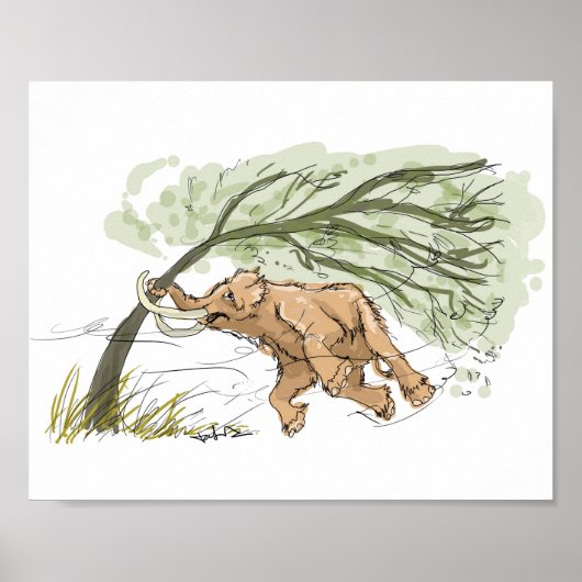 Baby Mammoth Print (Voorkant)