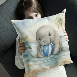 Baby Manatee Boys Kussen