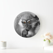 Baby Mangabey-aap Grote Klok (Huis)