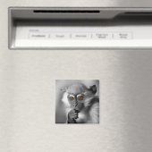 Baby Mangabey Monkey Magneet (Insitu (Vaatwasser))