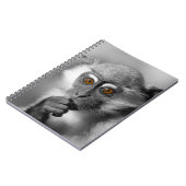 Baby Mangabey Monkey Notitieboek (Linkerzijde)