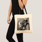 Baby Mangabey Monkey Tote Bag (Voorkant (product))