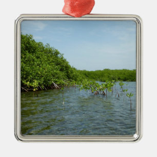 Baby Mangrove bomen in het Caribisch gebied Metalen Ornament