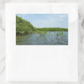 Baby Mangrove bomen in het Caribisch gebied Rechthoekige Sticker (Tas)