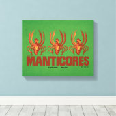 Baby Manticores  Grafisch Canvas Afdruk (Insitu (Houten vloer))