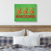 Baby Manticores  Grafisch Canvas Afdruk (Insitu (Slaapkamer))