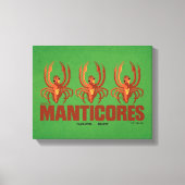 Baby Manticores  Grafisch Canvas Afdruk (Voorkant)