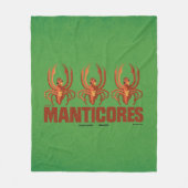 Baby Manticores  Grafisch Fleece Deken (Voorkant)