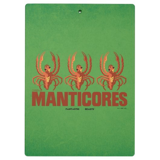 Baby Manticores  Grafisch Klembord (Achterkant)