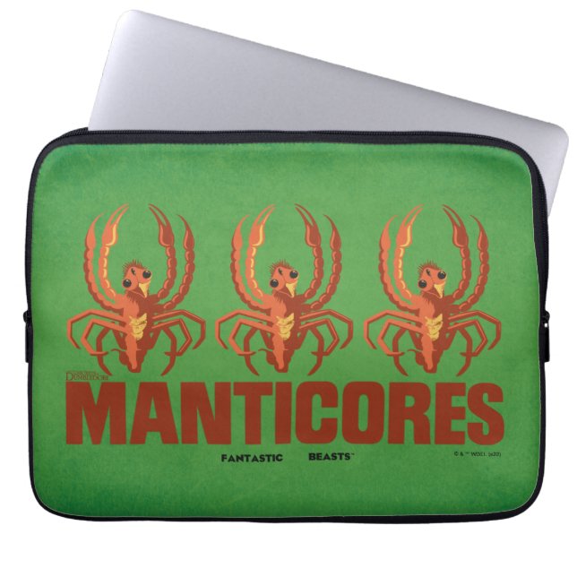 Baby Manticores  Grafisch Laptop Sleeve (Voorkant)