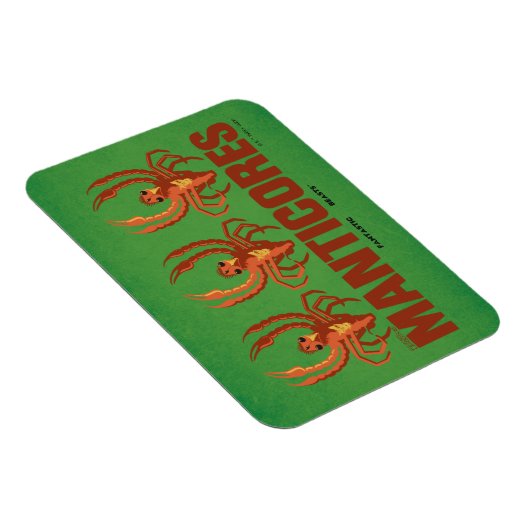 Baby Manticores Grafisch Magneet (Rechterzijde)