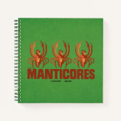 Baby Manticores  Grafisch Notitieboek (Voorkant)