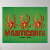 Baby Manticores  Grafisch Poster (Voorkant)