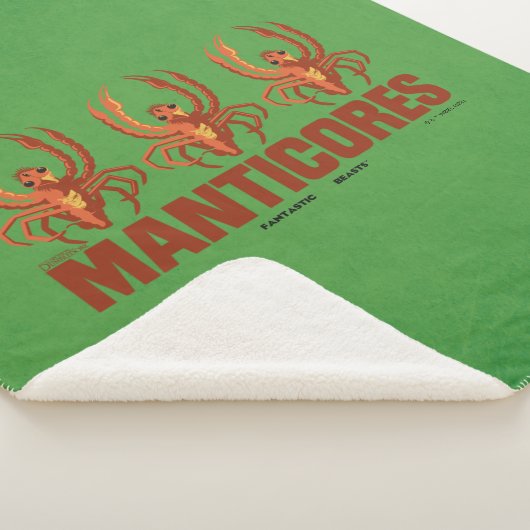 Baby Manticores  Grafisch Sherpa Deken (3/4)