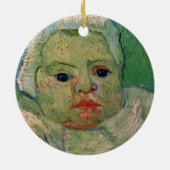 Baby Marcelle Roulin door Vincent van Gogh Keramisch Ornament (Achterkant)