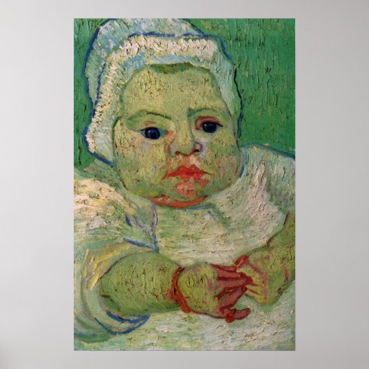 Baby Marcelle Roulin door Vincent van Gogh Poster (Voorkant)
