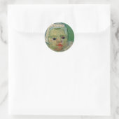 Baby Marcelle Roulin door Vincent van Gogh Ronde Sticker (Tas)
