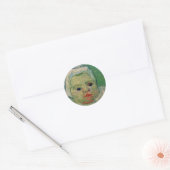 Baby Marcelle Roulin door Vincent van Gogh Ronde Sticker (Envelop)