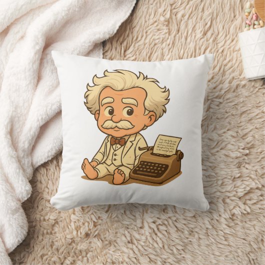 Baby Mark Twain Pillow Kussen (Deken)