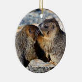 baby marmot keramisch ornament (Rechts)