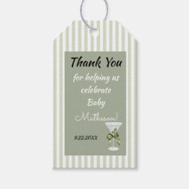 Baby Martini 'tini-een'  Cadeaulabel
