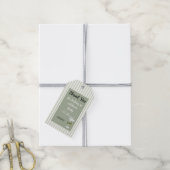 Baby Martini 'tini-een'  Cadeaulabel (Met Touw)