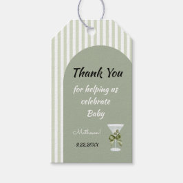 Baby Martini 'tini-een'  Cadeaulabel