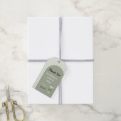 Baby Martini 'tini-een'  Cadeaulabel (Met Touw)