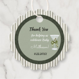 Baby Martini 'tini-one'  Bedankjes Labels