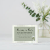 Baby Martini 'tini-one' Books for Baby Informatiekaartje (Staand voorkant)