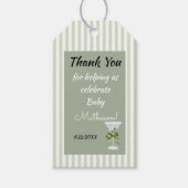 Baby Martini 'tini-one'  Cadeaulabel (Voorkant)