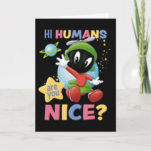 Baby Marvin de Martian| Hi Humans Kaart (Voorkant)