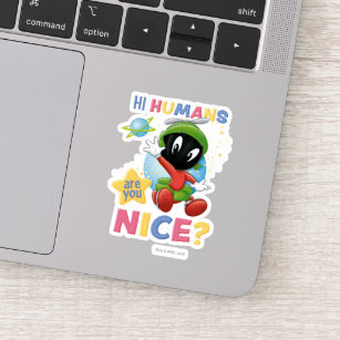 Baby Marvin the Martian  Hi Humans Sticker