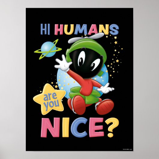 Baby MARVIN THE MARTIAN™| Hi Mensen Poster (Voorkant)