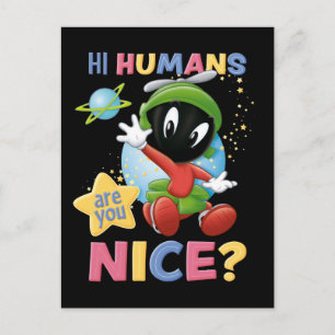 Baby MARVIN THE MARTIAN™  Hi Mensen Uitnodiging Briefkaart