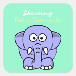 Baby Mason Jar Sticker — Green Yellow