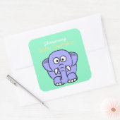 Baby Mason Jar Sticker — Green Yellow (Envelop)