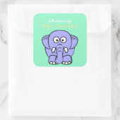 Baby Mason Jar Sticker — Green Yellow (Tas)