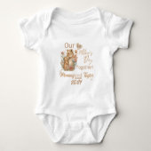 Baby Matchende Leeuw Onze Eerste Moederdag Samen Romper (Voorkant)