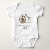Baby Matching Olifant OnzeEersteMoederdagSamen Romper (Voorkant)