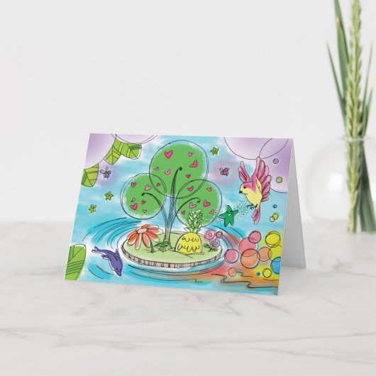"Baby max" Magical Place Greeting Card Kaart (Voorkant)