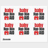 Baby medische kit vierkante sticker (Vel)