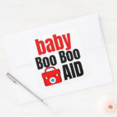 Baby medische kit vierkante sticker (Envelop)