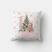 BABY MEISJE 1E KERST KUSSEN (Voorkant)