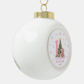 BABY MEISJE 1E KERST ORnament (Links)