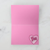 Baby meisje 1e verjaardag cadeaus! kaart (Binnen)