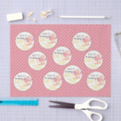 Baby Meisje 1e Verjaardagsdouche Prinses Katten Be Tissuepapier (Craft)