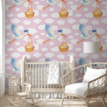 Baby Meisje Aankomst Nursery Decoratie