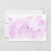 Baby Meisje Advies Douche Kaart (Achterkant)