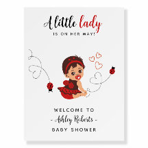 Baby Meisje als Rode lieveheersbeestje Baby shower